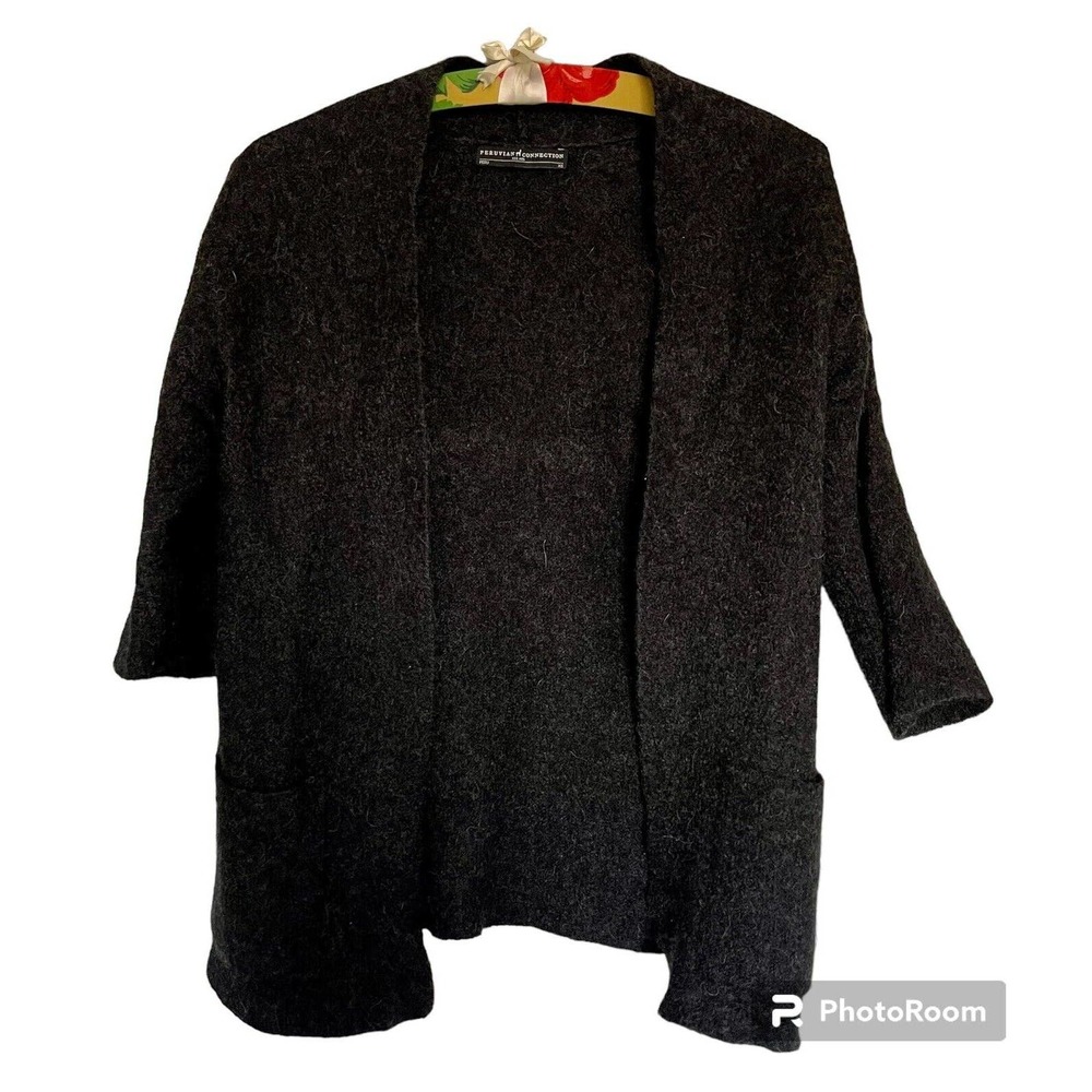 Peruvian Connection Open Front 100% Royal Alpaca … - image 1